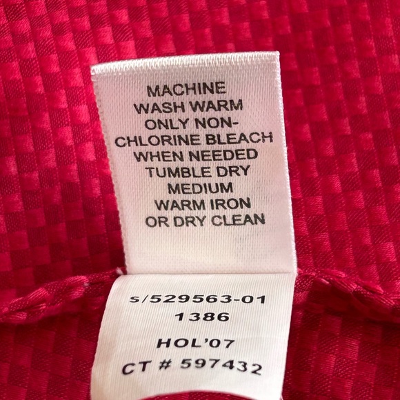 Banana Republic 100% Cotton Tailored Button Down Point Collar Shirt - XS - Pink - Picture 15 of 16